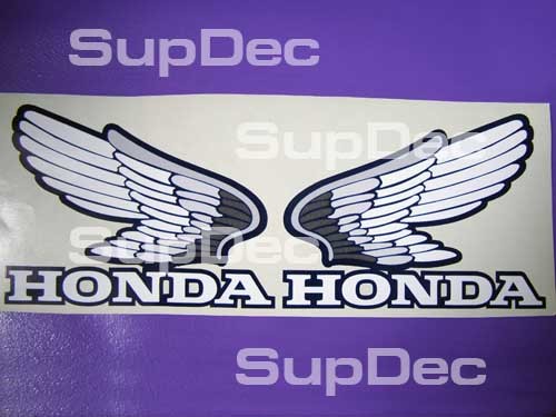 Honda Wings Tank Decal Sticker pair
